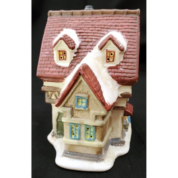 Cobblestone Corners MILLHOUSE Small Christmas Village waterwheel building 4.5"hi - Picture 2 of 7